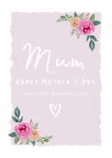 Traditional Mothers Day card - Mum - Thank You For Always Being Here created by With Love From