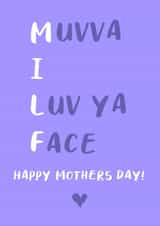 mother muvva Mothers Day Card 29800 created by Raffi Doodles