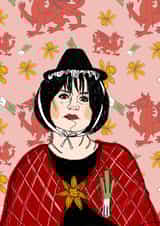 Wales St David’s day Card 21289 created by Saluki Studio