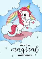 unicorn magical Birthday Card 21913 created by Keely Graham