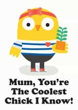mum coolest Mothers Day Card 11995 created by Studio Boketto