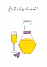 Bottomless Brunch Birthday Card created by Jemma Louise UK