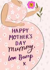 Retro/Vintage from the bump Mothers Day Card 21926 created by Rumbambar