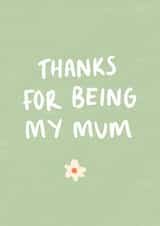 Mum Mother Mothers Day Card 40629 created by Kate Rucker