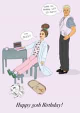 Funny 30th birthday card for a Netflix lover created by Eat the Moon