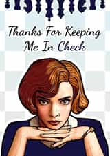 Beth Queens Gambit Mothers Day Card 48295 created by Drewit