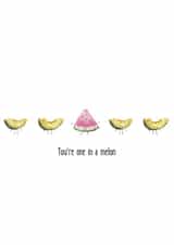 special one in a million Congratulations Card 19423 created by Eleanor Illustrates