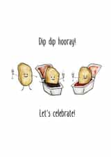 dip dips Congratulations Card 19424 created by Eleanor Illustrates