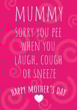 mummy mum Mothers Day Card 47168 created by AG77 Design