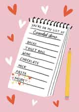 essential essential items Mothers Day Card 48338 created by Jennifer Protheroe