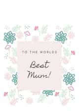 best mum mum Mothers Day Card 21896 created by Lindsay Griffiths