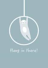 Hang in there circus sloth created by Cards by Anna 