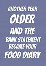 lockdown birthday Card 43180 created by Jean Lawrie