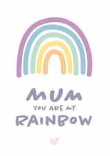 mum rainbow Mothers Day Card 47958 created by Bullar Designs
