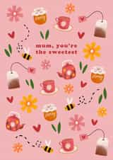 honey teabags Mothers Day Card 13760 created by Jazmin Carter
