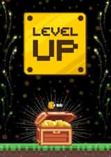 gamer birthday level up Birthday Card 21409 created by Trickyy