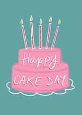 Happy Cake Day Birthday Card created by Tilly Bean Loves