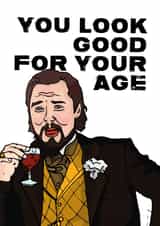 leo meme birthday card Card 47990 created by Freckle & Specs