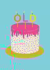 cheeky old Birthday Card 21535 created by Sasha Pretoria Design