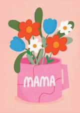 mama mum Mothers Day Card 47923 created by Little Mint Prints