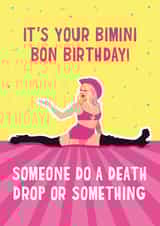 Bimini Bon Boulash Drag Queen Birthday card created by Mythokell