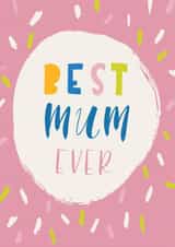 confetti contemporary Mothers Day Card 11331 created by Family Designs