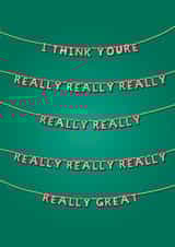 compliment think Love & Friendship Card 18321 created by Constance Dales