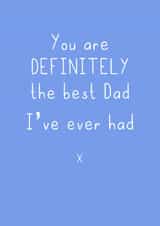 father dad Father's Day Card 48150 created by SP Designs