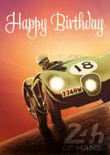 Motor Racing LeMans Card 8825 created by Groves Design