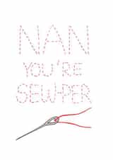 sew sewing Birthday Card 18170 created by Wild Housecat Designs