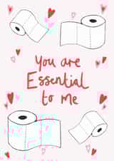 cute and funny valentine's day toilet paper card   created by Holly Parkhouse Design