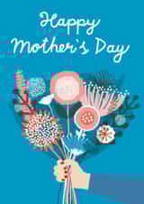Pretty Mothers Day Card - Mum - Flower Bouquet created by Francesca Iannaccone
