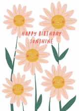 cute sunshine Birthday Card 16575 created by Poppy Jane Prints