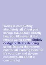 birthday for him Birthday Card 21388 created by The Right Lines