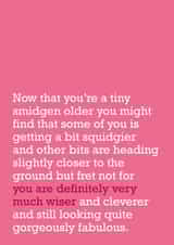 friend older Birthday Card 21390 created by The Right Lines