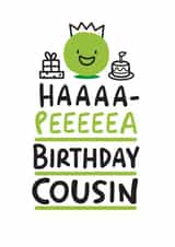 cousin pun Birthday Card 4740 created by Conor Rawson