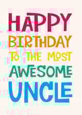 Uncle Birthday Card created by Poppy Lane