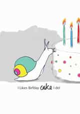 Birfday Cakey created by Sara & the Snails