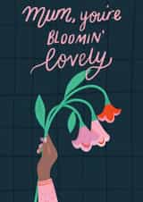 mum floral Mothers Day Card 47094 created by Jessica Smith Illustration 