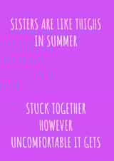 Sisters Birthday Celebration Card created by Jonesy Cards