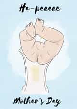 Funny Mother’s Day card, nappy card created by Prints by hc.x