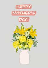 Classic Mothers Day Card - Mum - Flowers - Happy Mother's Day created by @lydiapimmdraws