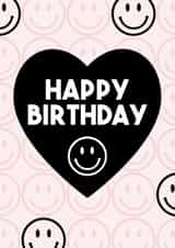 Heart Smiley face Card 48535 created by Katierldesigns