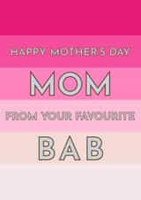 mom bab Mothers Day Card 21975 created by Quirky Cards