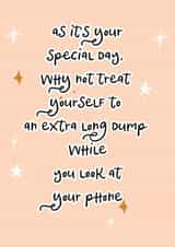 rude funny Birthday Card 6817 created by Vanilla Frosting Studio