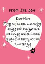 from the dog dog Mothers Day Card 6818 created by Vanilla Frosting Studio