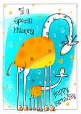 Mum Giraffe Card created by Shereen M Designs