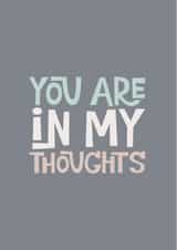 Sympathy, Thinking of you card created by Poppy Lane