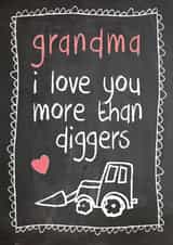 grandma diggers Mothers Day Card 15259 created by Mad Philomena