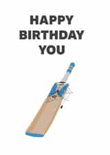 cricket bat bat Birthday Card 14578 created by GoingGoingGoneStudio